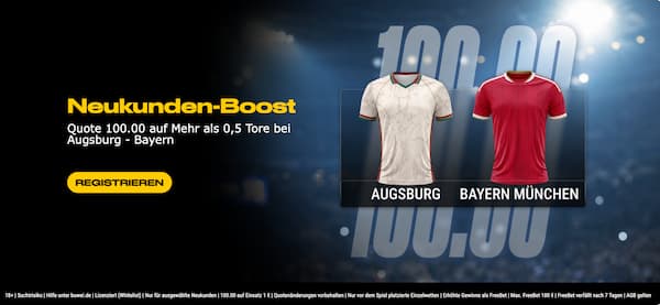 Bwin Boost zu Augsburg vs Bayern