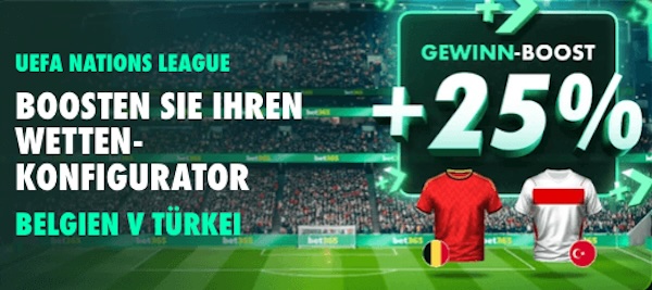bet365 belgien türkei gewinn boost