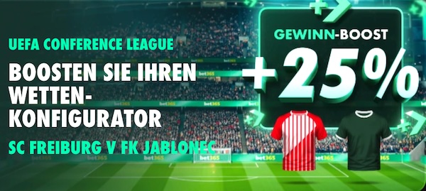 bet365 sc freiburg fk jablonec gewinn boost