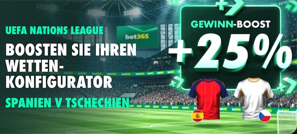 bet365 spanien tschechien gewinn boost