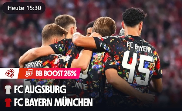 betano fc augsburg fc bayern münchen boost