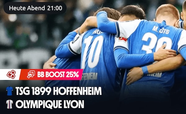 betano tsg 1899 hoffenheim olympique lyon boost