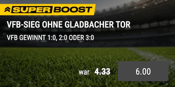 bwin vfb stuttgart gladbach super boost