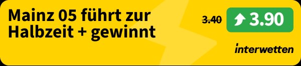 interwetten mainz 05 führt zur halbzeit auf schalke und gewinnt odds boost