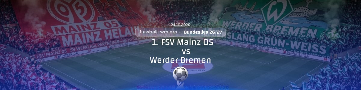 quoten mainz 05 werder bremen wett tipp